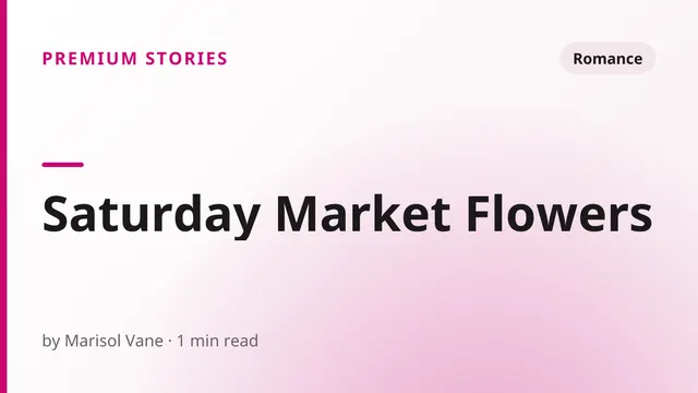 Saturday Market Flowers - Romance sex story
