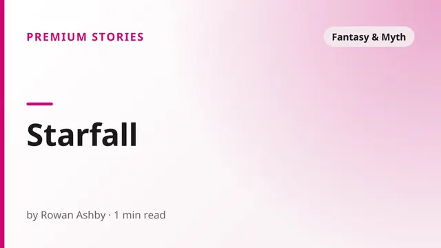 Starfall - Fantasy & Myth sex story
